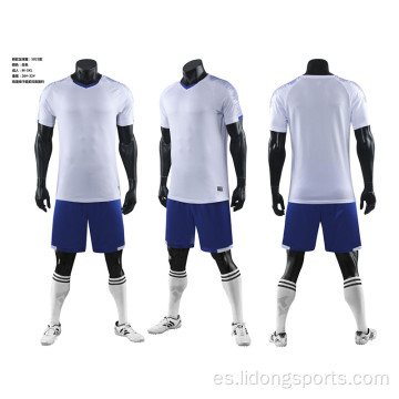 Set de jersey de fútbol de fútbol de sublimación personalizada al por mayor